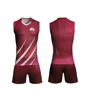 Uniforme de Voleibol Fabricado en Pakistán, 100% Poliéster, Conjuntos Personalizados para Adultos - Product Image 1