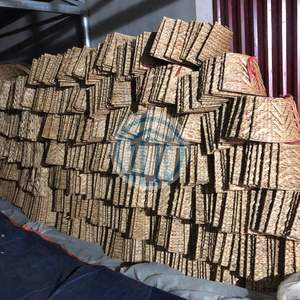 Eco Friendly Sustainable Handwoven Rattan <b>Christmas</b> <b>Tree</b> Collar Handmade Brown Woven <b>Tree</b> <b>Base</b> Cover <b>For</b> Wholesale Holiday Decor - Product Image 5