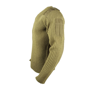 เสื้อสเวตเตอร์ถักคอวีผู้ชาย ผ้าอะคริลิก ระบายอากาศได้ดี ไม่หดตัว คุณภาพสูง สำหรับฤดูหนาว ปรับแต่งลวดลายด้านหน้าได้ - Product Image 5