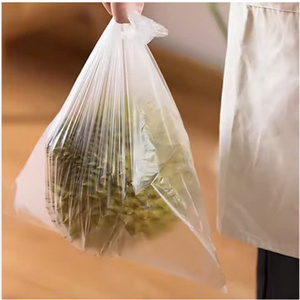 Viet nam high Quality T-Shirt Food Takeaway <b>Bag</b> Customize Logo and Design Transparent Takeaway Carry <b>Clear</b> <b>Plastic</b> <b>Bag</b> - Product Image 5