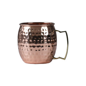 Tasse traditionnelle en cuivre et acier inoxydable tasse en cuivre Mule de Moscou pour Cocktail et tasse Vicky boisson Ware fait à la main - Product Image 6