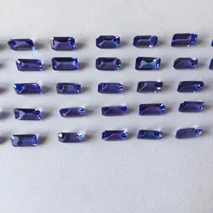 AAA พลอย tanzanite ทรงหลวม7X5มม. ได้รับการรับรอง IGI สีธรรมชาติสีฟ้าแวววาว - Product Image 6
