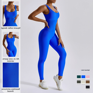 Combinaisons Offres Spéciales Combinaisons de couleur unie pour femmes Combinaisons à jambes larges Combinaisons pour femmes - Product Image 5