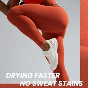 Leggings de yoga et de sport taille haute pour femmes, grande taille, en polyester doux, pour la salle de sport et le fitness - Product Image 3