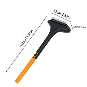 Brosse de nettoyage de vitres double face 2 en 1 avec grattoir, manche long, double usage pour <span class=keywords><strong>le</strong></span> nettoyage humide/<span class=keywords><strong>sec</strong></span>, outil de nettoyage idéal pour la maison - Product Image 2