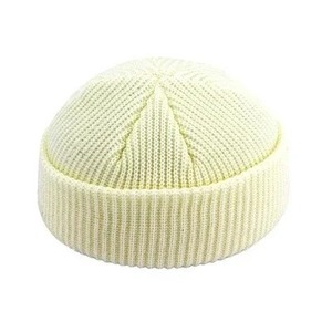 Gorro de punto cálido para invierno, gorro de esquí de estilo Hip Hop de Color sólido a la moda para hombres y mujeres, gorro elástico suave - Product Image 2