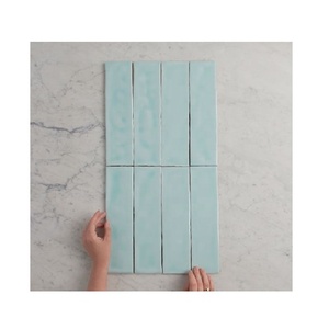 Vữa colour mapei Gloss kết thúc 75x300 100x300mm tường trang trí nội thất thiết kế tàu điện ngầm gạch Ấn Độ xác minh Nhà cung cấp expot - Product Image 1
