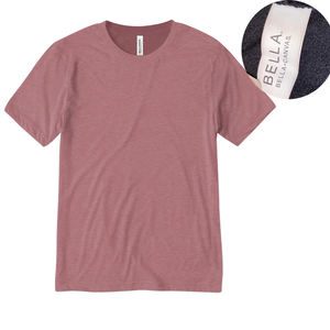 Custom Logo Digital Print Eco-Friendly Breathable Slim Fit Tri-Blend Cotton/<b>Bamboo</b> <b>Fiber</b> Men's T-Shirts - Product Image 1