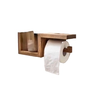 Toalla de papel higiénico de madera hecha a mano de alta venta, juegos de baño, toallero de papel de cocina con estilo único - Product Image 3