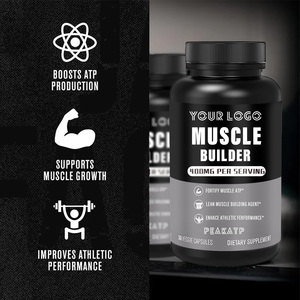 Integratore per la Crescita Muscolare Magra degli Adulti, Capsule per lo Sviluppo Muscolare, Creatina Monoidrato Naturale, Migliora le Prestazioni Atletiche - Product Image 3