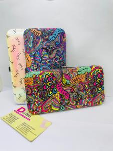 Belle pince à cils de haute qualité emballage privé Logo personnalisé professionnel en cuir artificiel conception personnalisée pince à épiler PU kit - Product Image 3