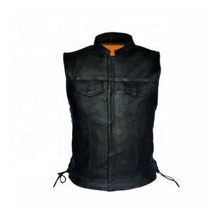 Ropa Exterior de Verano para Hombre, Casual, Transpirable, a la Moda, Nueva Llegada, de Cuero Genuino y Lona, Estilo Urbano - Product Image 1