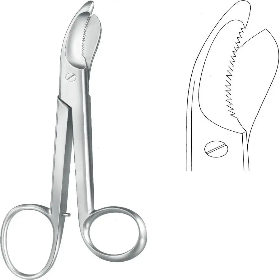 Basis Of Surgical Instruments Bruns Plaster Scissors Operative Premium And Super Fine Quality Products