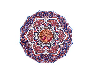 Flor de Loto de múltiples capas para decoración del hogar, colgante de pared de madera con corte láser geométrico sagrado, Mandala de árbol de la vida, 3d, 8 capas - Product Image 3
