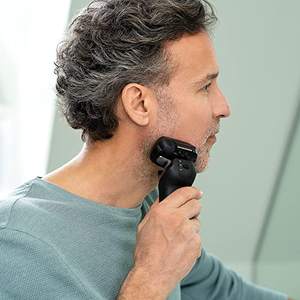 Afeitadora Eléctrica Rotativa Inalámbrica para Hombre, 6 Cuchillas, Uso en Seco/Húmedo, Base de Carga y Limpieza, Resistente al Agua IPX7, Producto de Repuesto - Product Image 1