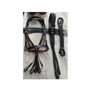 Ensemble de selle et de bride de dressage anglais beige en cuir DD de qualité supérieure véritable de haute qualité avec raccords High Touch Fabricants supérieurs - Product Image 3