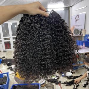 คอลเลกชันผมหยิก: ผมดิบเวียดนาม100% มัดผมมนุษย์ต่อผม - Product Image 5