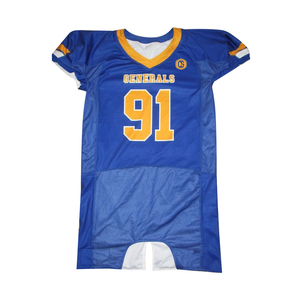 Proveedor Auténtico de Ropa Deportiva de Fútbol Americano Unisex para Niños, Estilo Equipo, Jersey Corto Sublimado, Ajuste Holgado, Antibacteriano - Product Image 1