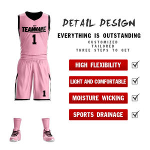 Uniforme de basket-ball personnalisé léger dernier maillot de basket-ball uniforme de basket-ball simple et confortable - Product Image 4