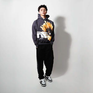 Sudaderas con capucha de mezcla de algodón 100% para hombre, entrenamiento de invierno pesado con bordado 3D básico - Product Image 4