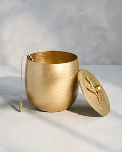 Cubo de hielo multifuncional chapado en oro nuevo para bares y fiestas con colores y tamaños personalizados - Product Image 1