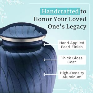 Urnas para cenizas humanas Urnas de cremación para cenizas de adultos Urna de cremación para hombres y mujeres para el hogar Grabado único personalizado - Product Image 3