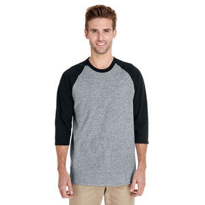 Camiseta de algodón de manga larga personalizada de alta calidad Camiseta personalizada de manga raglán - Product Image 4