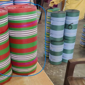 กระเป๋าช้อปปิ้งทำจากไนลอนแบบมีซิปใช้ซ้ำได้กระเป๋าชายหาดทำด้วยมือทำจากผ้าทอทำด้วยมือเป็นมิตรต่อสิ่งแวดล้อมผลิตจากอินเดียได้ตามต้องการ - Product Image 1