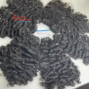 Prix usine Raw Steam Big fuzz Weft Bundles non transformés jusqu'à 100% extensions de cheveux humains de femmes de montagne vietnamiennes - Product Image 6