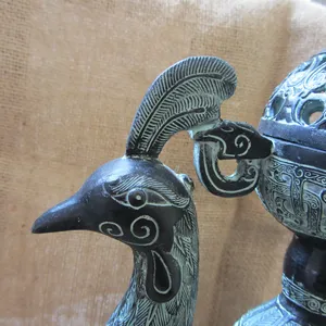 Quemador de Incienso Rústico de Latón Premium para Incienso Indio, Uso Religioso, Mejora el Ambiente con un Atractivo Tradicional y Moderno - Product Image 2