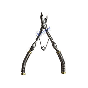 Juego de manicura de acero inoxidable con mango grande, pinzas para cutículas de uñas personales, cortauñas encarnadas, podólogo, cuidado de los dedos - Product Image 4