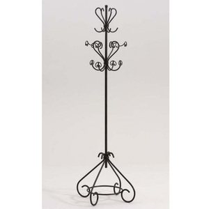 Porte-manteau en fer à double usage au design moderne offrant une solution d'organisation domestique pratique deux en un - Product Image 3