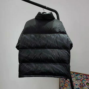 OEM Custom logo Puffer <b>Jacket</b> Unisex Coat Custom Stand <b>Collar</b> Outdoor Puffer <b>Jackets</b> - Product Image 4