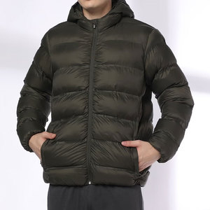 Veste d'hiver matelassée réversible à col à capuche, design personnalisé OEM, style streetwear, anti- et séchage rapide, manches longues, mode masculine - Product Image 3