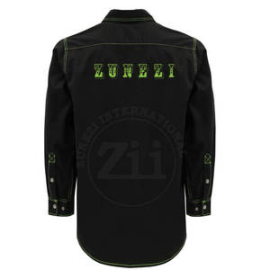 Chemises de soudage FR à manches longues de qualité supérieure pour hommes, respirantes, légères, résistantes à la chaleur 250-400°C, grandes tailles, couleur unie - Product Image 2