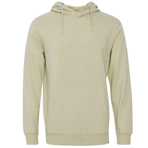 Sudadera con capucha para hombre y mujer, Jersey Unisex de color negro con forro polar, ropa de trabajo lisa - Product Image 4