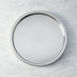 Bandeja de servicio de acero inoxidable con acabado de espejo Diseño elegante y moderno con resistencia al óxido y la corrosión para uso en vajilla - Product Image 5