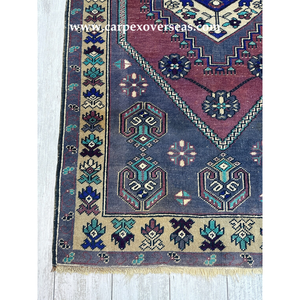 Auténtica Alfombra de lana persa de lujo y estilo bohemio antideslizante Reversible para el hogar sala de estar puerta baño oración-hecho a máquina - Product Image 4