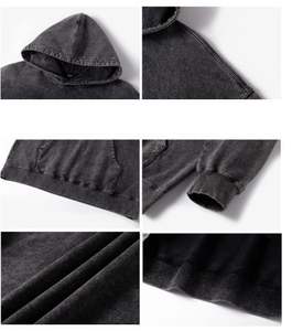 Sweats à capuche chauds en coton 350GSM Sweatshirts unisexes élégants Vêtements décontractés confortables Prix d'usine Vente en gros Logo personnalisé - Product Image 2