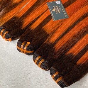 Cabello humano Remy, sin enredos, color de cabello crudo vietnamita, venta al por mayor - Product Image 5