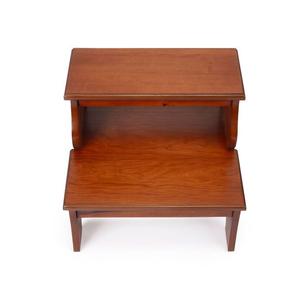 Rustic Wooden Step <b>Stool</b> with Smooth Natural Finish Perfect <b>for</b> Farmhouse Kitchens <b>Bedrooms</b> Bathrooms and Home Utility - Product Image 5