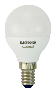 Lampada sferica a LED E14 5W 4000K 440Lm 45x82mm. (Electro DH 81.138/5/WHITE) - Product Image 1