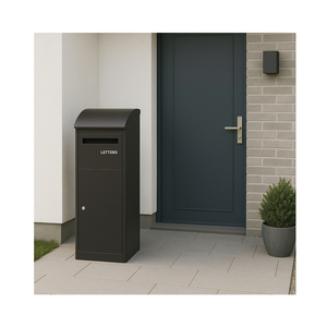 Modern Large Galvanized Outdoor Free Standing Garden-Parcel-Box Waterproof Steel <strong>Postbox</strong> Mailbox for <strong>Home</strong> Use - Product Image 1