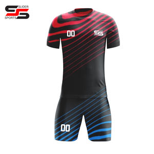 Ropa de fútbol de precio al por mayor para hombre, diseño personalizado, estampado por sublimación, chándal de entrenamiento de fútbol, Conjunto de camiseta de fútbol - Product Image 5