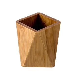 Porte-stylo en bois de bambou Stand stylos crayons marqueurs ciseaux et autres articles de papeterie soigneusement en un seul endroit. - Product Image 2