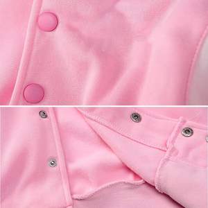 Chaqueta universitaria OEM para mujer, nuevo diseño cómodo, transpirable, nuevo estilo, venta al por mayor, chaquetas personalizadas para mujer - Product Image 6