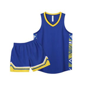 Ensemble de maillots de basket-ball réversibles personnalisables, vêtements de sport respirants, logo personnalisé imprimé, uniforme d'équipe - Product Image 5