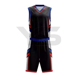 Uniforme de basket-ball pour hommes en gros derniers uniformes de basket-ball avec logo personnalisé pour les équipes de clubs de basket-ball - Product Image 1