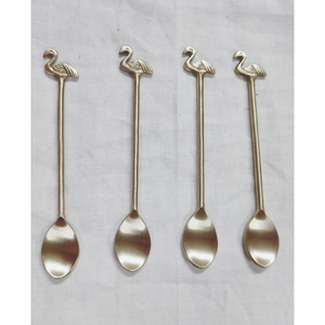 Lot de 4 cuillères à café élégantes en forme de cœur pour hôtel, maison, fête de mariage, design unique, couverts, cuillère à café pour la maison - Product Image 3