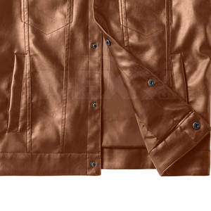 Breathable Plus Size <b>Men</b> <b>Leather</b> <b>Vest</b> Winter Wear <b>Men</b> <b>Leather</b> <b>Vest</b> Stand Collar <b>Men</b> <b>Leather</b> <b>Vest</b> - Product Image 6